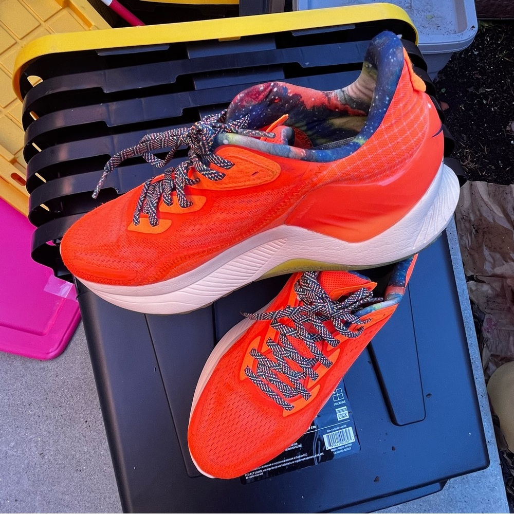 Nike Bright Orange Athletic Shoes